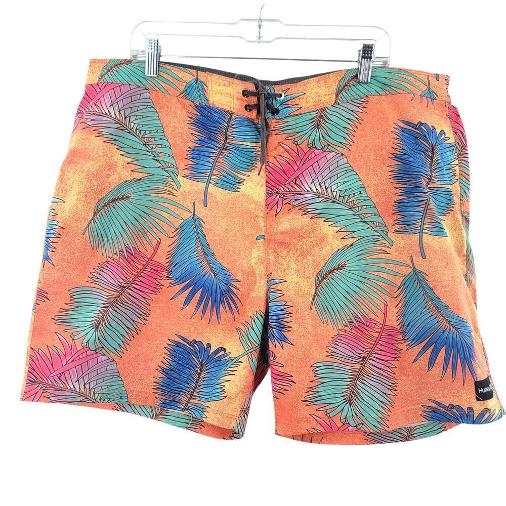 Hurley Men's Swim Shorts Size 40 Tropical Hawaiian